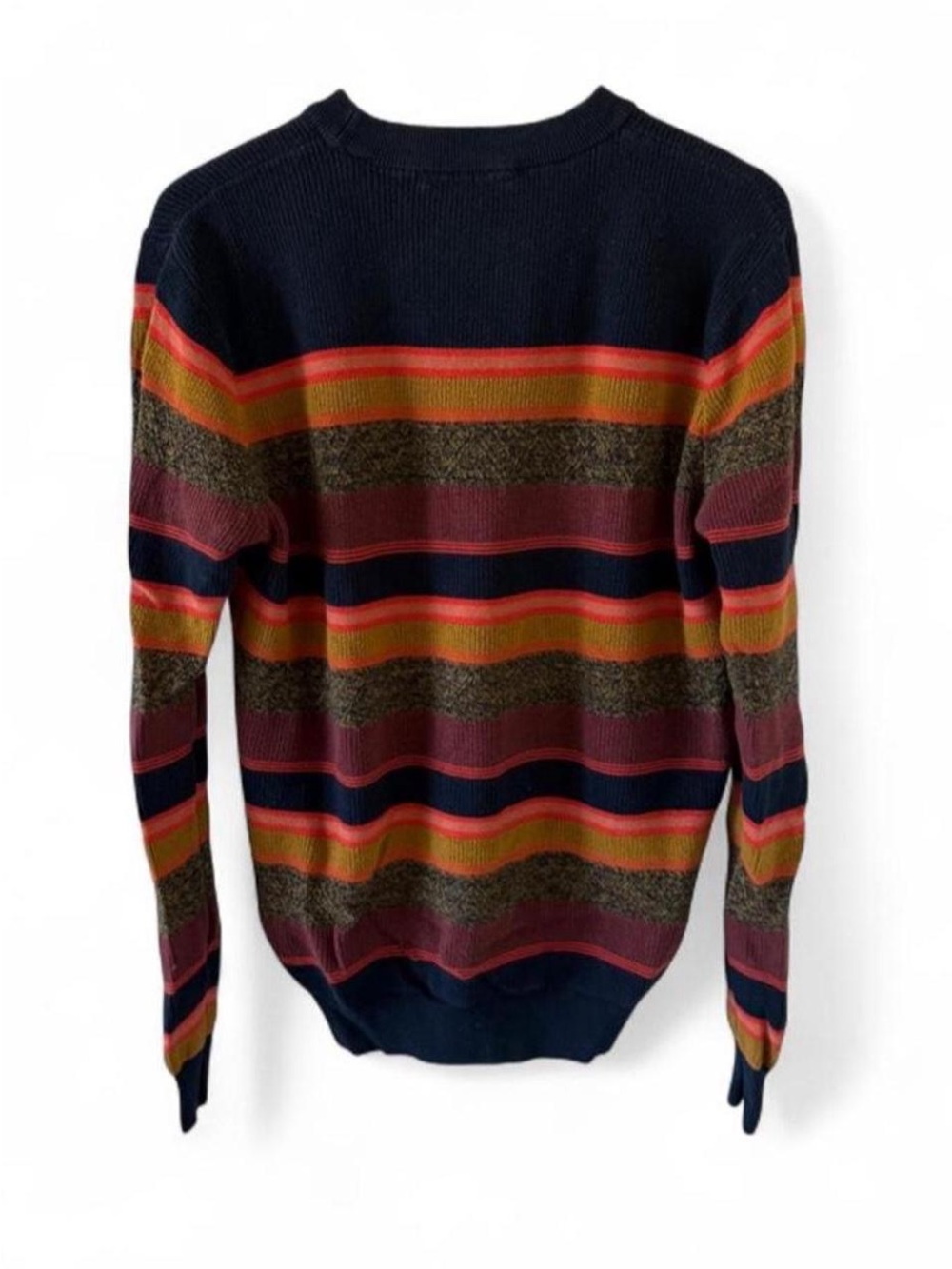 Scotch & Soda Amsterdam Couture Multi-Knit Striped Crewneck Sweater